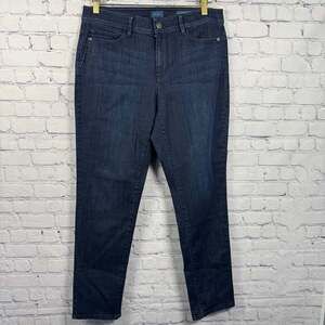 J Jill Skulptex Authentic Fit Skinny Ankle Dark Wash Jeans